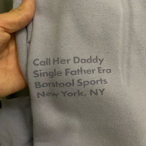 Call her Daddy sweats !